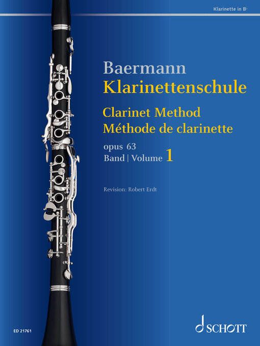 Title details for Clarinet Method: Op. 63, Volume 1 by Carl Baermann - Available